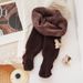 Kid's Clothing Children's winter plus velvet thickened pantyhose for girls Maillard color warm baby big butt leggings_viptrois.com
