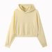 Women's Cropped Hoodie - 330g Heavyweight Oversized Pullover With Drop Shoulder & V-Neck (10 Colors) | Streetwear Essential_viptrois.com
