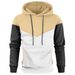 2023 New Color Block Fashion Sweatshirt Men's Casual Sports Top_viptrois.com