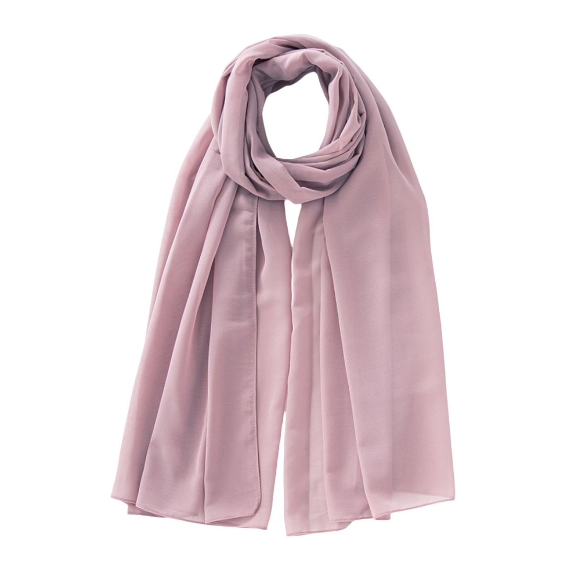 Cross Border Solid Color Malay Long Scarf Monochrome Bubble Scarf Pearl Chiffon Women's Scarf Headscarf Hijab Factory Direct Sales_viptrois.com