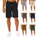 Men's Cargo Shorts With Drawstring Waist - Classic Utility Design Multiple Pockets Casual Comfortable Shorts_viptrois.com