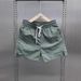 Men's Clothing Shorts Fashion Casual Versatile Quick Drying Beach Pants Solid Color Simple Trend Sports Couple Style Four Point Pants_viptrois.com