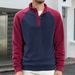 Men's Casual Stand Collar Sweatshirt Jacket – 4-Button Pullover, Lightweight & Breathable (S-XXL, Multiple Color Options)_viptrois.com