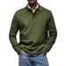 Premium Comfort Stretch Cotton Blend Men's Casual Button-Down Shirt - Relaxed Fit, Classic Collar, Multiple Colors (S-5XL)_viptrois.com