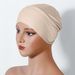 Premium Mercerized Cotton Headscarf Hat - Muslim Pullover Base Cap (High Elasticity, No Pilling, Breathable & Comfortable For Daily Wear)_viptrois.com