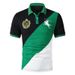 Men's Breathable Polo Shirts - Casual Business Short Sleeve Shirt With Relaxed Fit | Moisture-Wicking Golf & Office Wear (S-2XL, Emerald Green)_viptrois.com