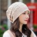 Women's Hats Fashion All Match Headband Ear Protection Pile Hat Autumn And Winter Hat Women's Knitted Hat Loose Windproof Confinement Hat_viptrois.com