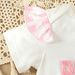 Mother & Kids Children's clothing, starting from one piece, 2024 new style, baby girl summer letter short-sleeved romper plaid PP shorts suit_viptrois.com