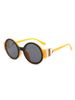 Women's Sunglasses Fashionable And Versatile Slim Round Sunglasses Retro Trend Modern Glasses T1402_viptrois.com