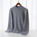 Men's Clothing Simple And Elegant Base Layer Semi-Turtle Neck Sweater Slim Fit Knit Pullover Casual Long Sleeve Thermal Tops For Autumn Winter_viptrois.com