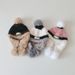 Kids'caps Winter new plush ear-protection hat parent-child stylish warm pullover hat children's hat_viptrois.com