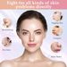 Facial And Neck Massager, Lymphatic Drainage Facial Massager , Equipped With 7-Color Face Culpting Wand (Black)_viptrois.com