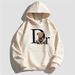 Women's Solid Color Sweatshirt Dr. Teddy Bear Print Kangaroo Pocket Drawstring Hooded Casual Comfortable Fit Sweatshirt_viptrois.com