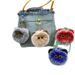 Bag Charm Blush Cat Ball Keychain Girly Handmade Plush Doll Bag Cute Cartoon Pendant Accessories Small Gift_viptrois.com