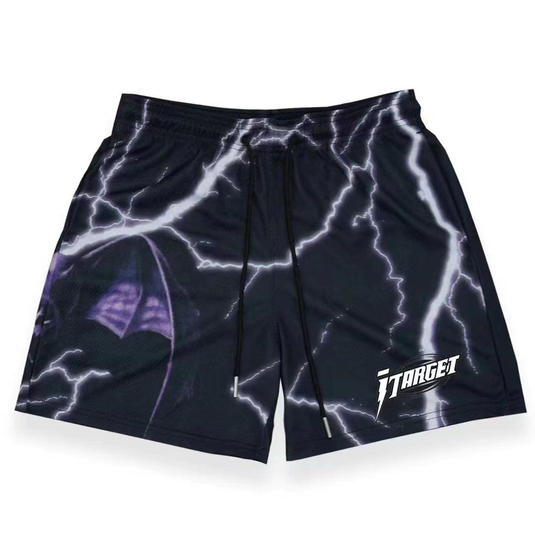 Men's Clothing Casual Shorts Men And Women Fitness Sports Shorts Mesh Breathable Loose Knee Length_viptrois.com