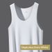 Pulse Men's Modal Vest Soft Comfortable Slim Fit Base Layer Underwear Summer Thin White Undershirt Seamless Tank Top_viptrois.com