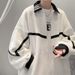 Korean Style Men's High-End Ins Trend Spring And Autumn Top Casual Loose Trendy Brand American Baseball Jacket_viptrois.com