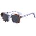 Men's Sunglasses Trendy Retro Sunglasses Modern Small Square Frame Sunglasses Catwalk Sunglasses_viptrois.com