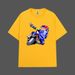 2025 Summer Men's Short Sleeved Round Neck Top Motorcycle Rider Printed Women's T-shirt New Style_viptrois.com