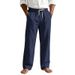 Men's Heavyweight Linen Crease Washed Casual Trousers Straight Leg Summer Vacation Beach Clothing_viptrois.com