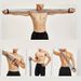 Men's Figure-Eight Resistance Chest Arm Strength, High-Intensity Elastic Band For Shoulder And Back Stretching, Yoga_viptrois.com