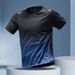 New Quick Drying T-shirt Men's Sports Suit Loose Ice Silk Summer Thin Fitness Clothes Training Running Clothes Short Sleeved Top_viptrois.com