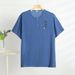Cotton T-shirt Short Sleeved Silk Upper Chinese Style Men's Summer Cotton And Linen Plus Size Loose Tang Clothing Trend_viptrois.com