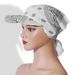 Women's Sun Protection Baseball Hat – Lightweight Cotton Cashew Flower Design (Spring/Summer Amoeba Headscarf Style)_viptrois.com