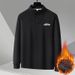 New Half-zipper Fleece Sweater Men's And Women's Fashion Casual Solid Color Stand-up Collar Fashion Heavy Coat Top Tide_viptrois.com