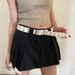 2025 Y2K Punk Niet Leder Gürtel Frauen Männer Stern PU Schwarz Weiß Taille Strap Zweireihig Hohl Trendy Bund Jeans Rock Dekoration_viptrois.com
