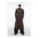 Autumn And Winter New PU Leather Coat Jacket Three-dimensional Splicing Long Knee Trench Coat_viptrois.com