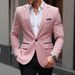 Men's All Season Suit Jacket Foreign Size Youth Business Formal Groom And Best Man Suits_viptrois.com