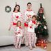 Christmas deer letter Snowflake Christmas family dress printed home dress pajamas_viptrois.com