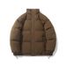 Padded Clothes Men's And Women's Loose Stand-up Collar Padded Jacket Thickened Padded Clothes Couple Jacket Men's_viptrois.com