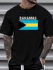 Bahamas,flag Of Bahamas Baseball Cap Snapback Caps Knitted Hat Fashion Breathable Unisex Stretched Slightly Top For Everyday Wear Graphic_viptrois.com