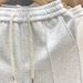 Men's Clothing Spring And Autumn Drape Casual Trousers For Men Trendy Simple Solid Color Elastic Waist Straight Drawstring Trousers_viptrois.com