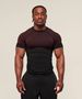 Men's Performance Gym T-Shirt – Moisture-Wicking Stretch Polyester With Breathable Mesh Panels For Basketball & Training_viptrois.com