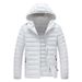 Men's Lightweight Winter Jacket - Slim Fit Hooded Nylon Coat With Polyester Lining (200g Filling, Multiple Colors, Sizes M-8XL)_viptrois.com