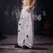 Utility Cargo Pants With Star Patches Multi-Pocket Distressed Wide-Leg Jeans Unisex Streetwear Aesthetic_viptrois.com