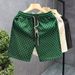 Men's Lightweight Casual Shorts, Loose Fit American Style Athletic Shorts With Versatile Wear For Teens And Adults_viptrois.com