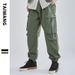 Men's Clothing Thai King Men's Wear Tide Brand Overalls Men 2024 Autumn New Men's Pants Youth Printed Casual Pants_viptrois.com