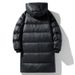 Men's Clothing 90 white duck Silk cotton jacket sports long style unisex couple jacket cold proof warm white duck Silk cotton thickened top_viptrois.com