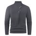 Men's Fashionable Stand Collar Knitted Sweater - Warm Casual Pullover For Teens & Young Adults (Multiple Colors & Sizes)_viptrois.com
