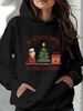 teediy Women's Spanish Christmas Hoodie - "No Necesito Santa Mi Abuelita Carmen" Quote, Green Abuela (Grandmother) & Spanish For MASA Navidad Tree_viptrois.com