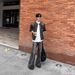 Men's Clothing Short Denim Suit Raw Edge Stitching Flared Jeans Jacket Raw Edge Trend Ins_viptrois.com
