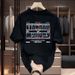 Trendy Brand Pure Cotton Printed Men's Short Sleeved 2025 New Summer Trend Casual Round Neck T-shirt_viptrois.com
