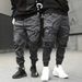 Men's Trendy Versatile Thin Work Pants European Size Spring Autumn Casual Multi Pocket Jogger_viptrois.com