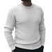 Men's Clothing Men's Slim Fit Acrylic Sweater - Euro Style Round Neck Pullover For Winter_viptrois.com