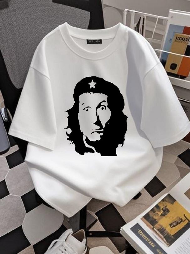 Al Bundy Shirt , Al Bundy Che Guevara Funny T-Shirt Top For Everyday Wear Comfortable Graphic Versatile Designer Clothes Slightly Fashion Casual_viptrois.com