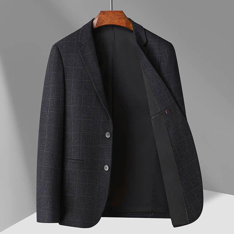 Men's Suit Jacket For Spring And Autumn, New Business Fashion, High-End Youth Leisure Suit, Currently Being Decorated,_viptrois.com